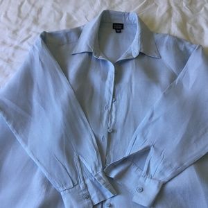 Eileen Fisher Baby Blue Oversized Cover Up